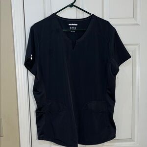 Cherokee Women's Classic Black Short Sleeve Top